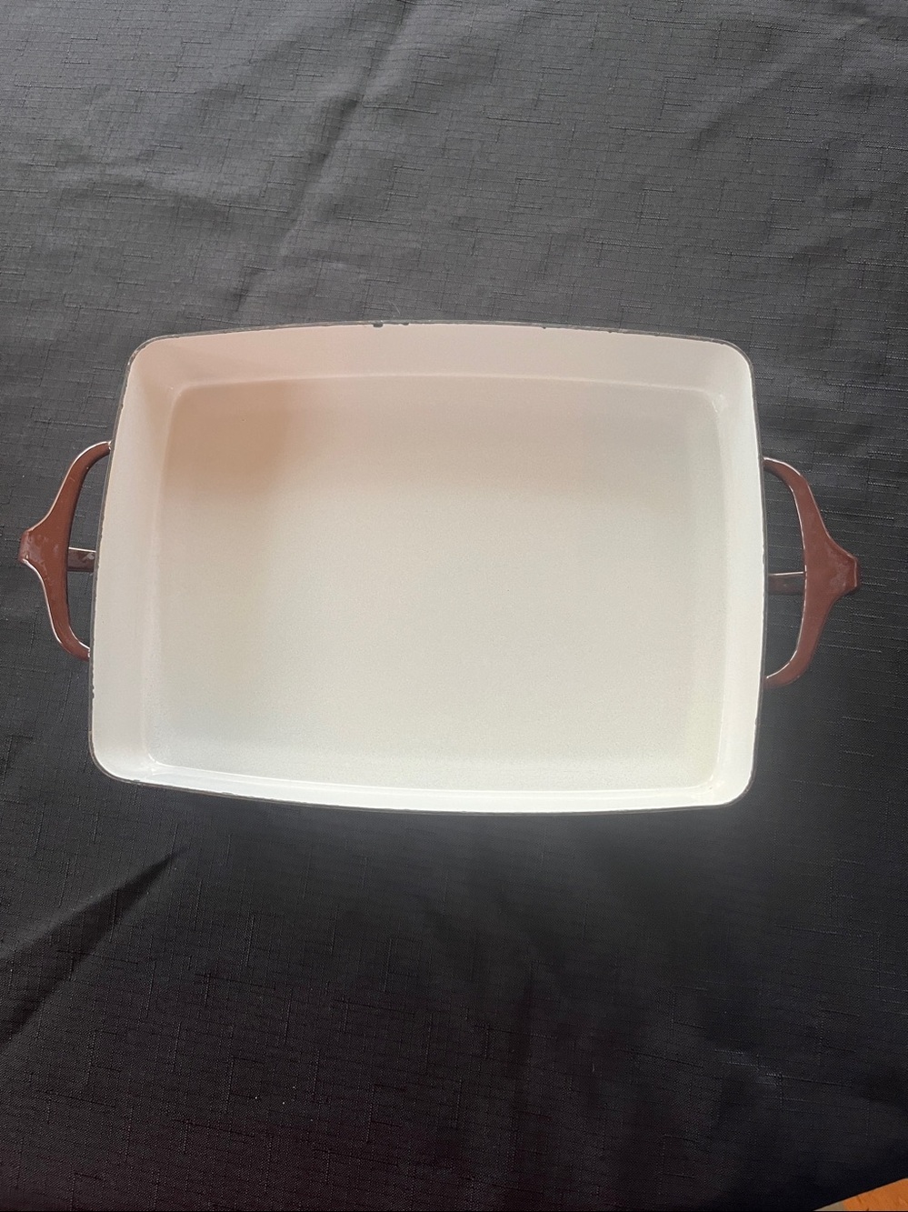 VINTAGE THIS CASSEROLE PAN IS DANSK made in France 13" L9 3/4" WIDE X 2 3/8" D